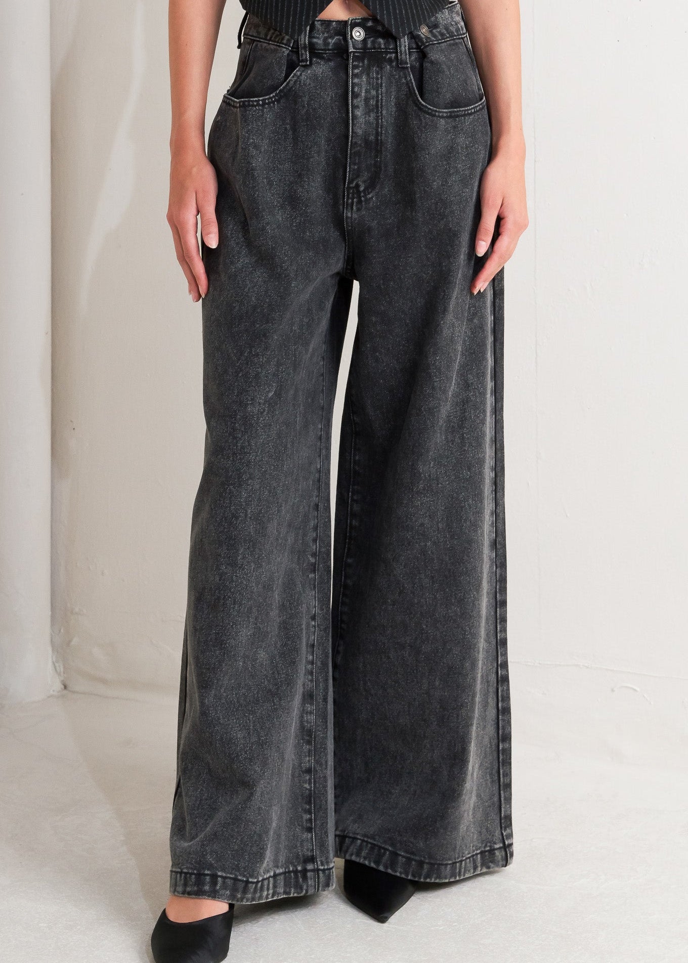 TAKE MY WORD DENIM PANTS