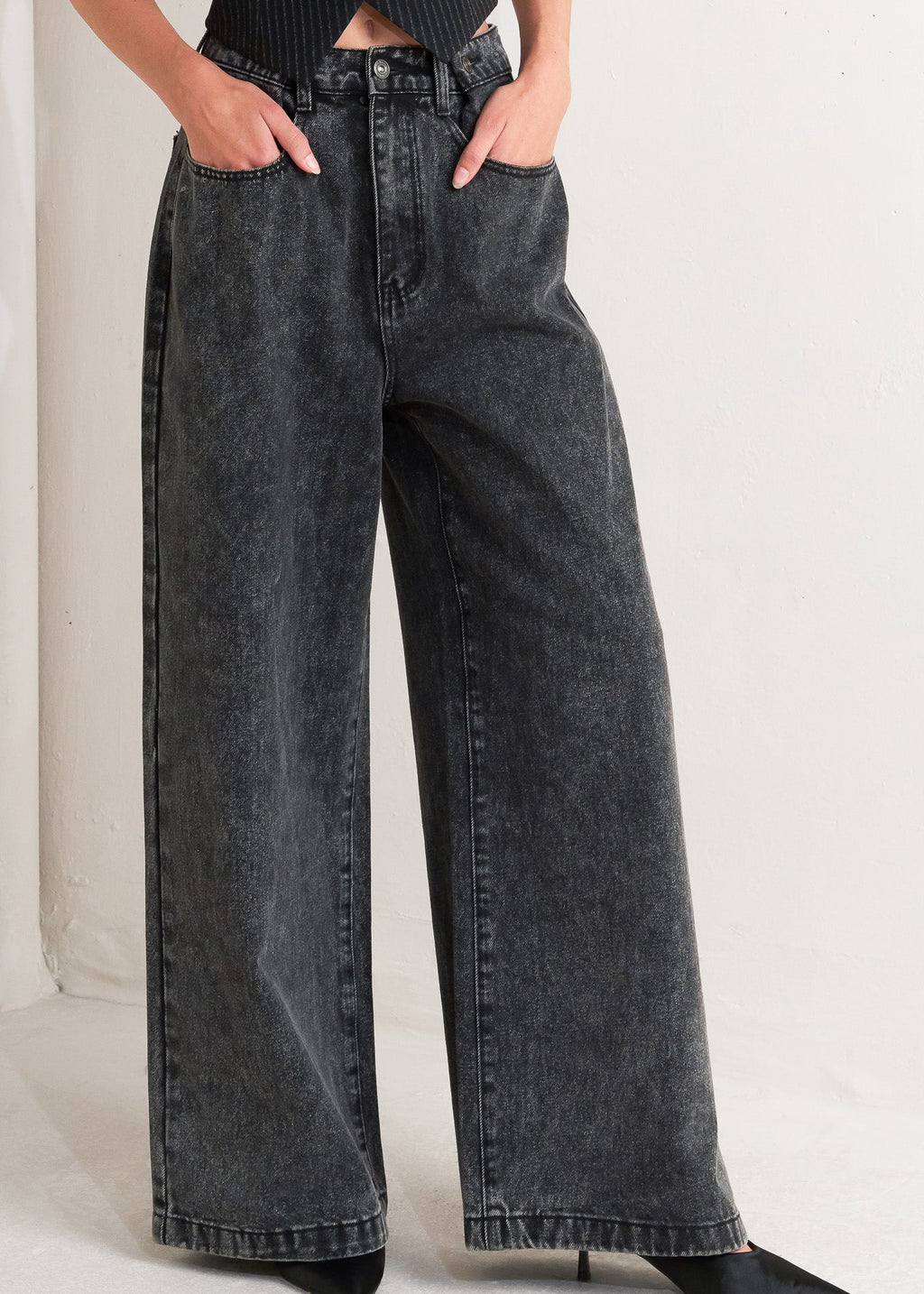 TAKE MY WORD DENIM PANTS