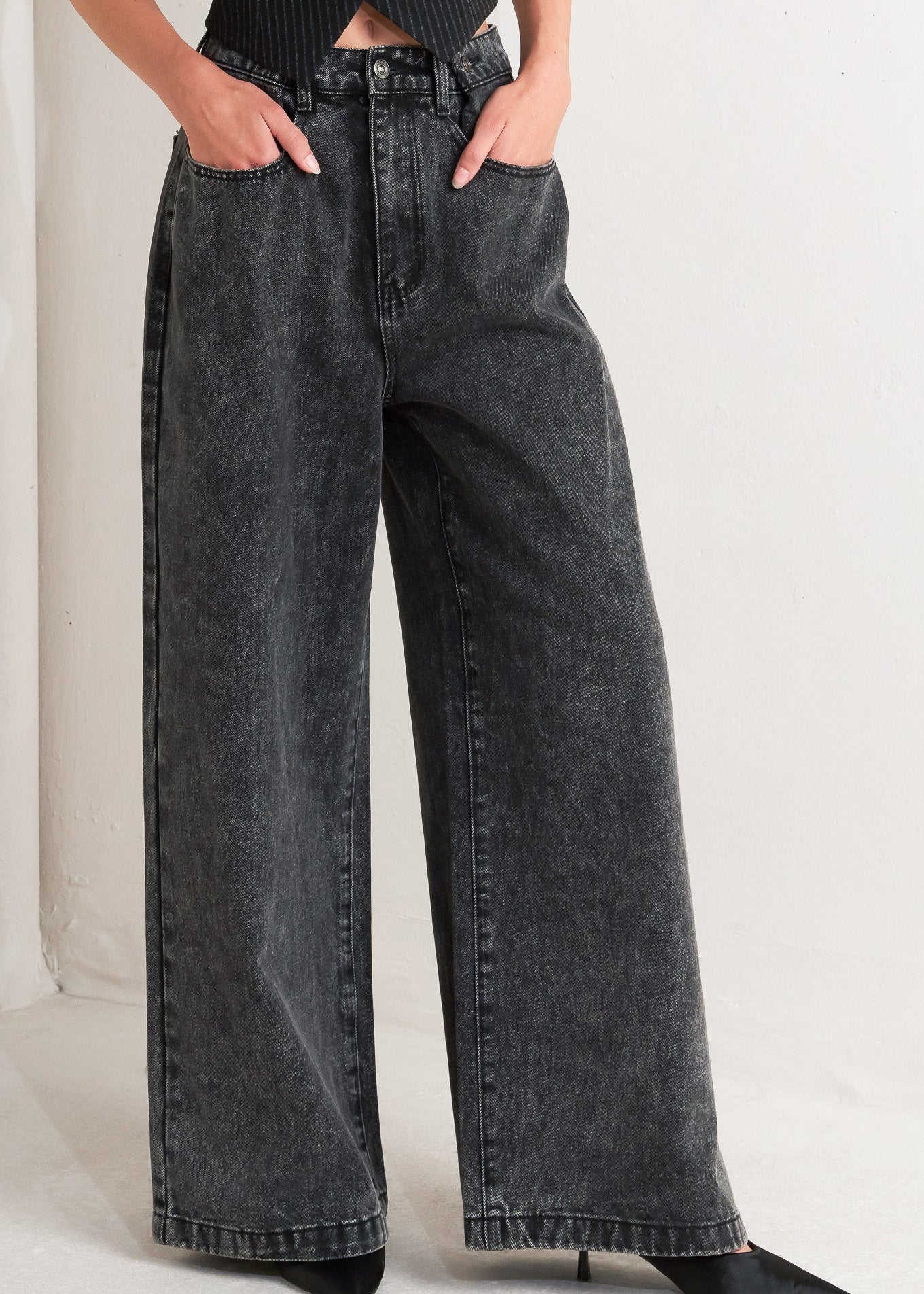 TAKE MY WORD DENIM PANTS