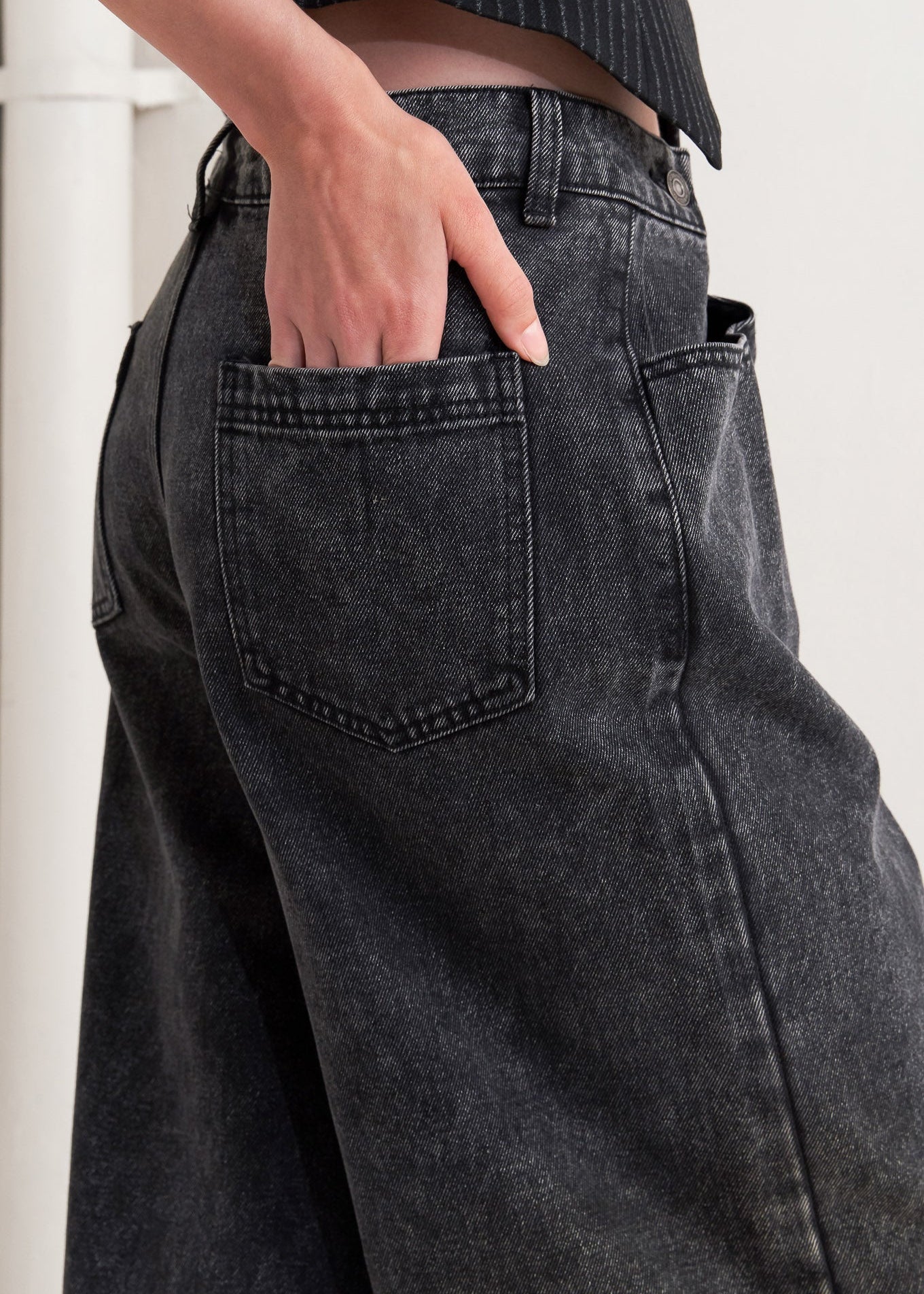 TAKE MY WORD DENIM PANTS Main image