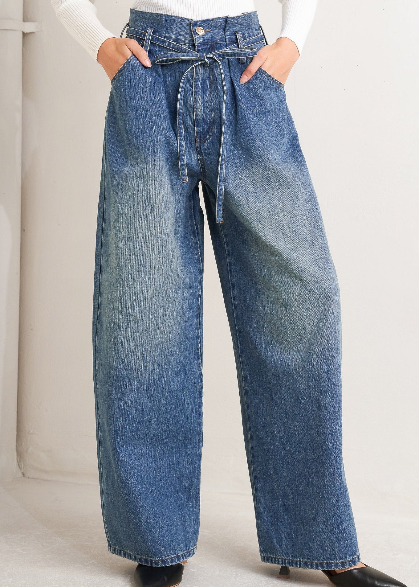 EVERYDAY CINCH DENIM PANTS Main image