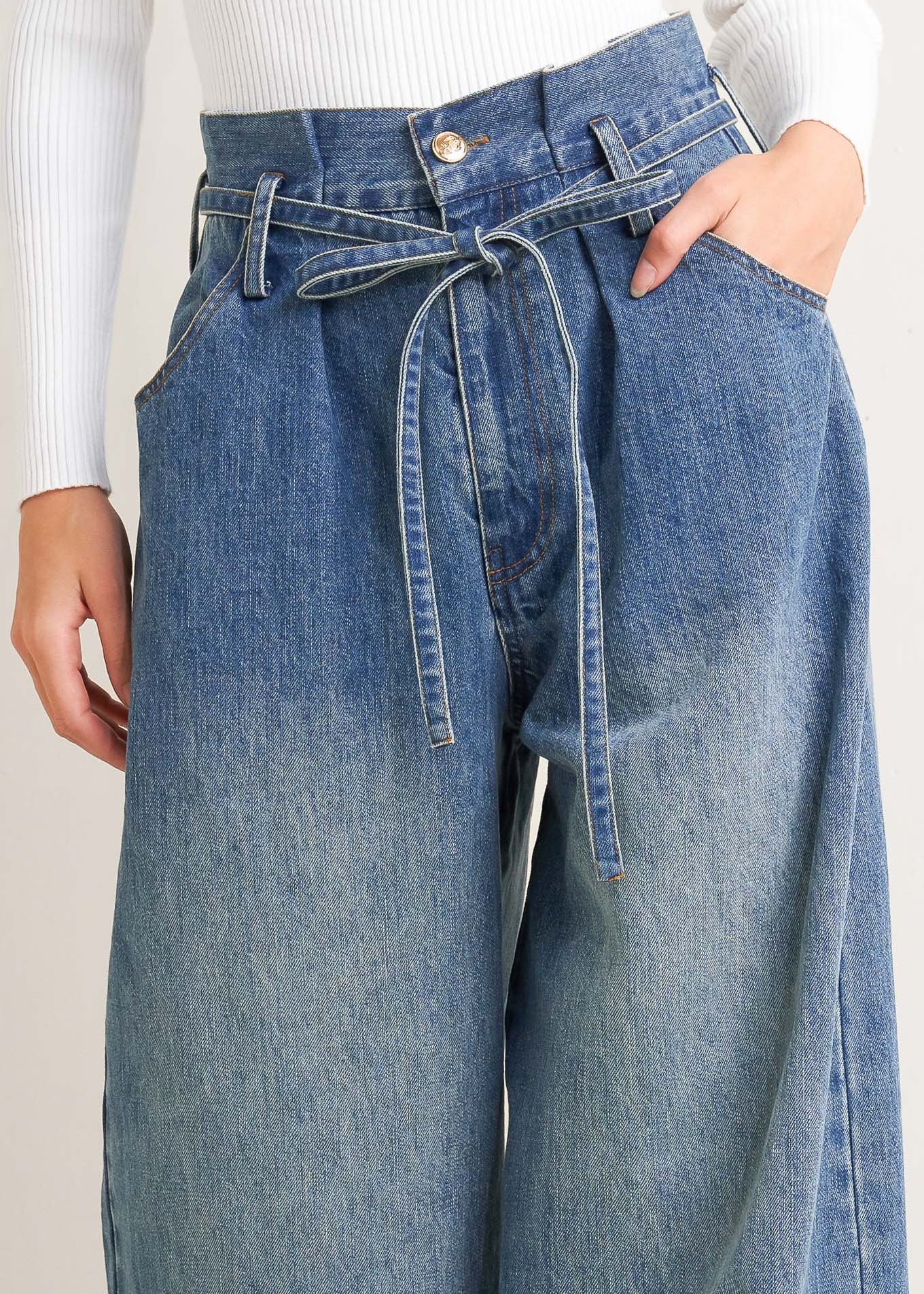 EVERYDAY CINCH DENIM PANTS Secondary image