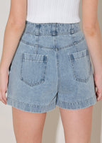 SUNLIT DENIM MOMENT SHORTS
