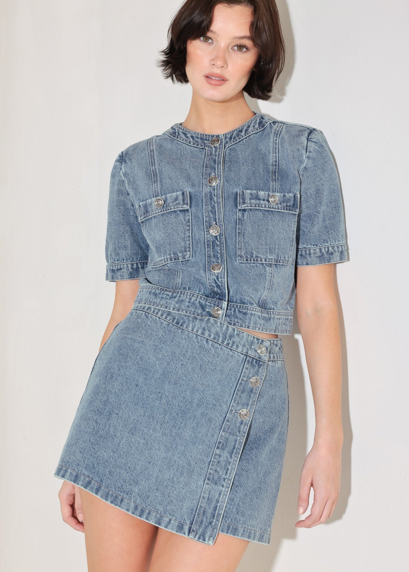 STREET MUSE DENIM SKORT Main image