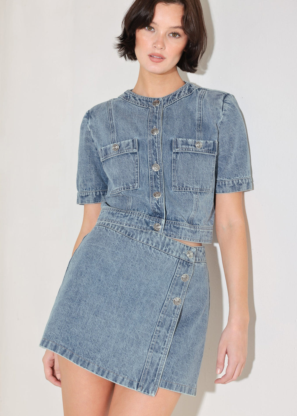 STREET MUSE DENIM SKORT