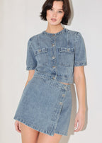 STREET MUSE DENIM SKORT