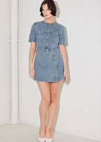 STREET MUSE DENIM SKORT