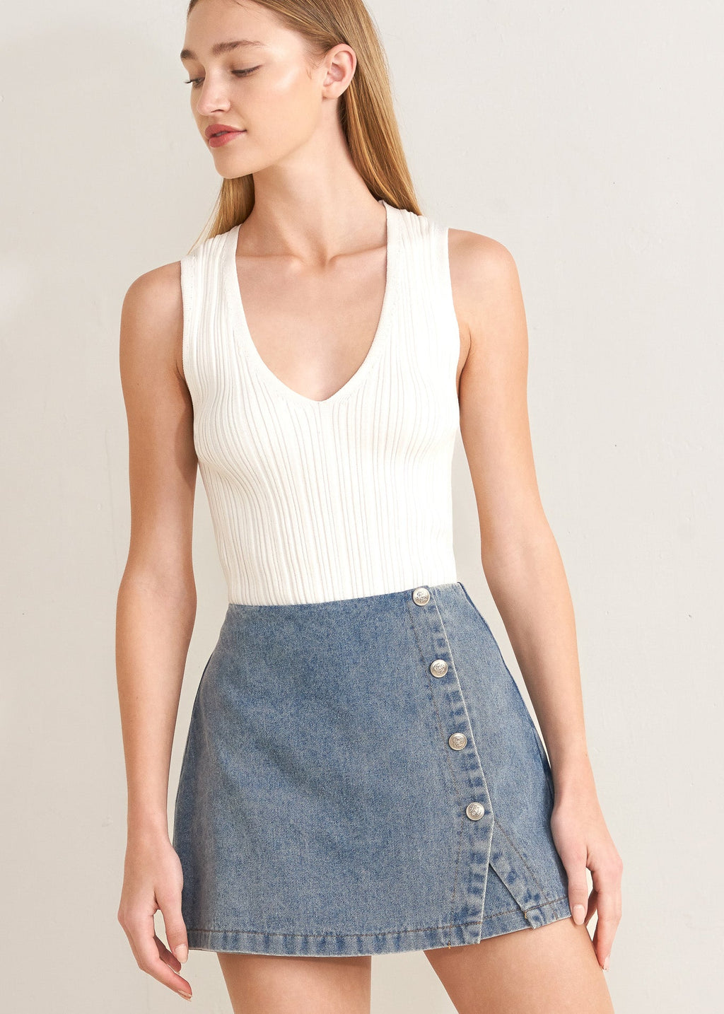 SANTA MONICA DENIM SKORT