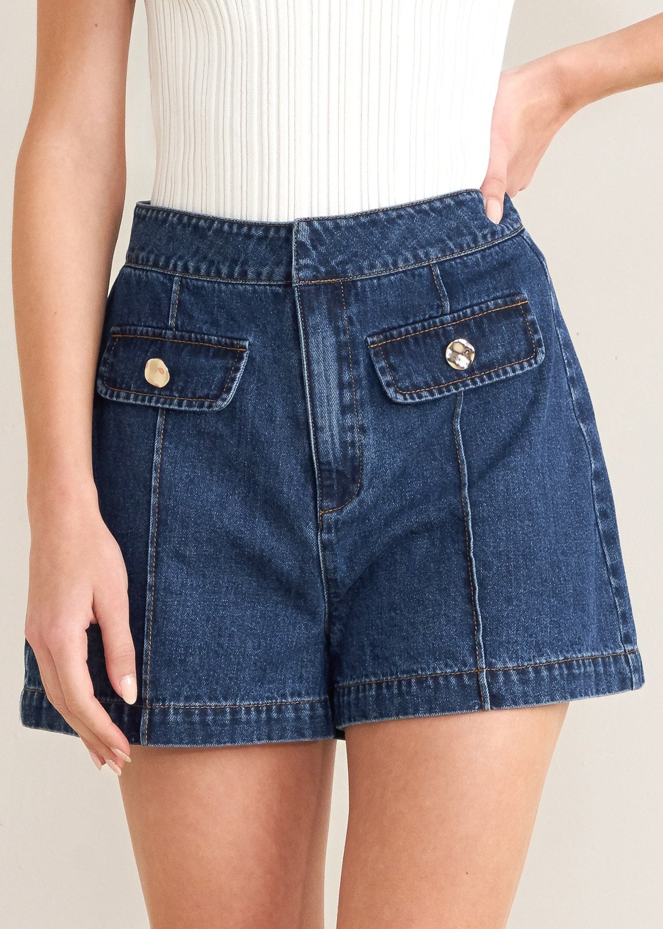 THE MAREN DENIM SHORT