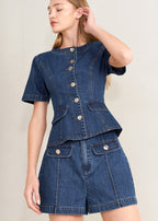 THE MAREN DENIM SHORT