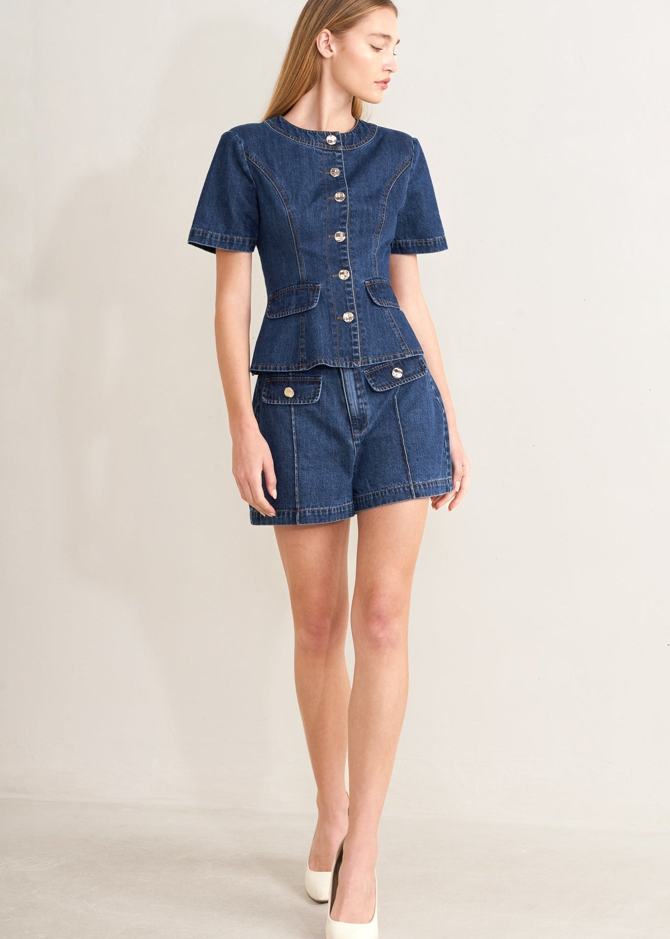 THE MAREN DENIM SHORT