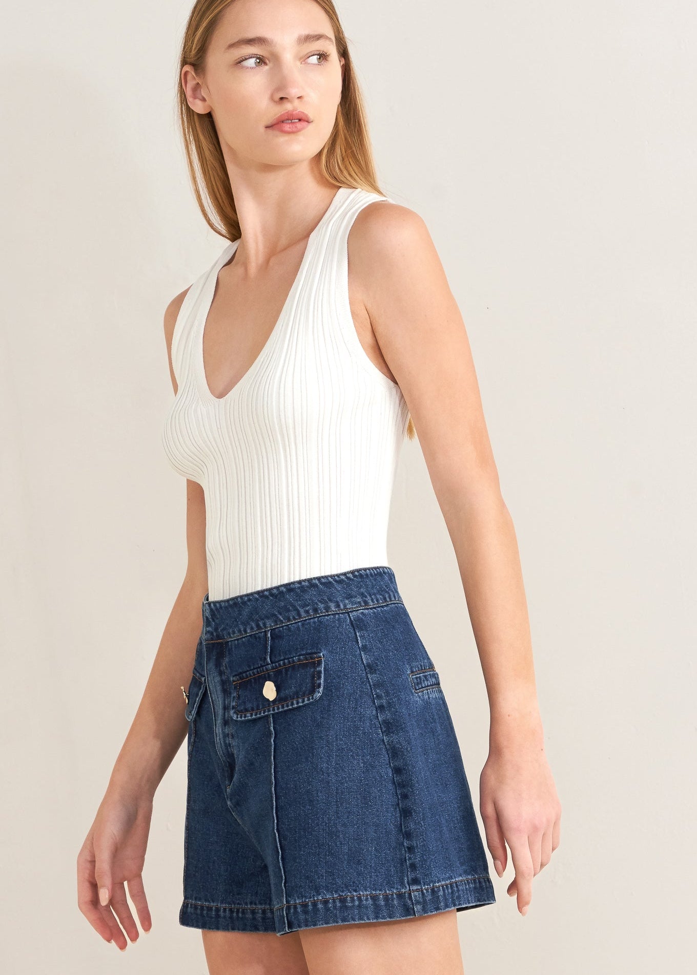 THE MAREN DENIM SHORT