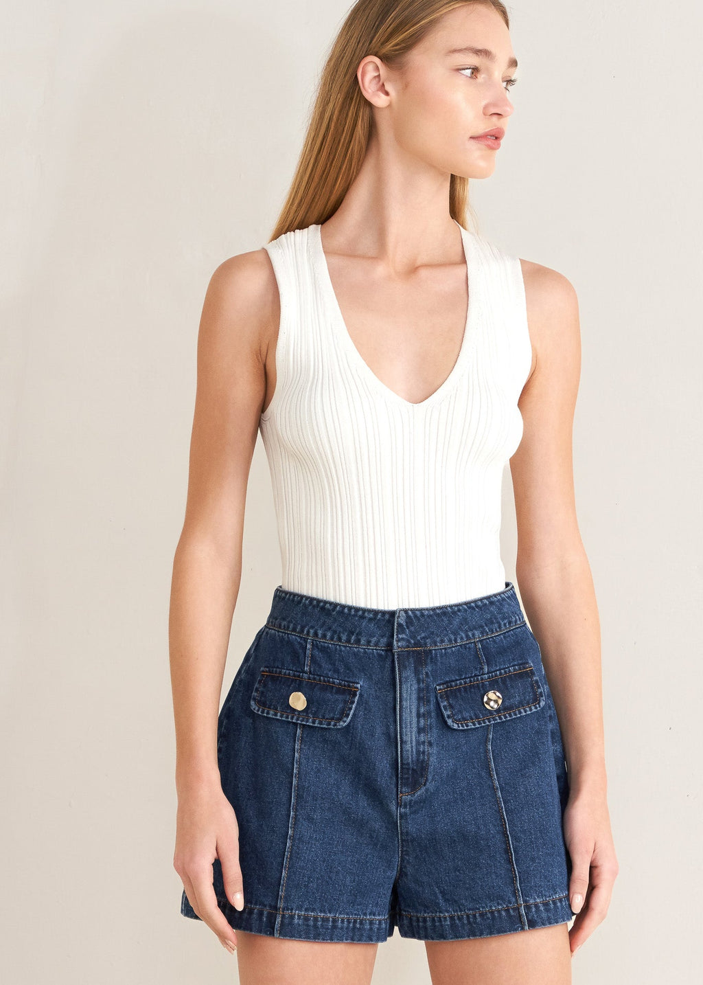 THE MAREN DENIM SHORT