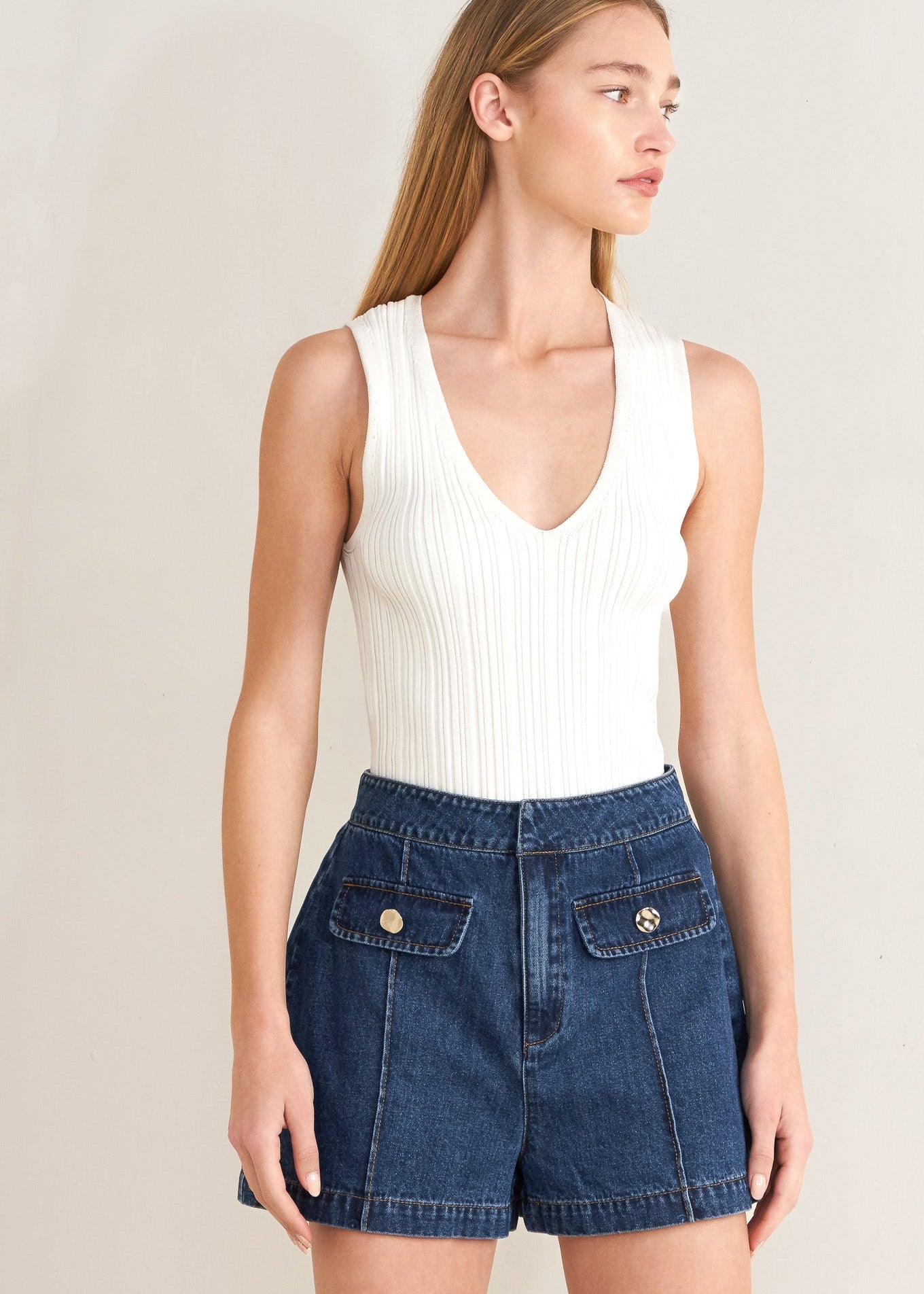 THE MAREN DENIM SHORT