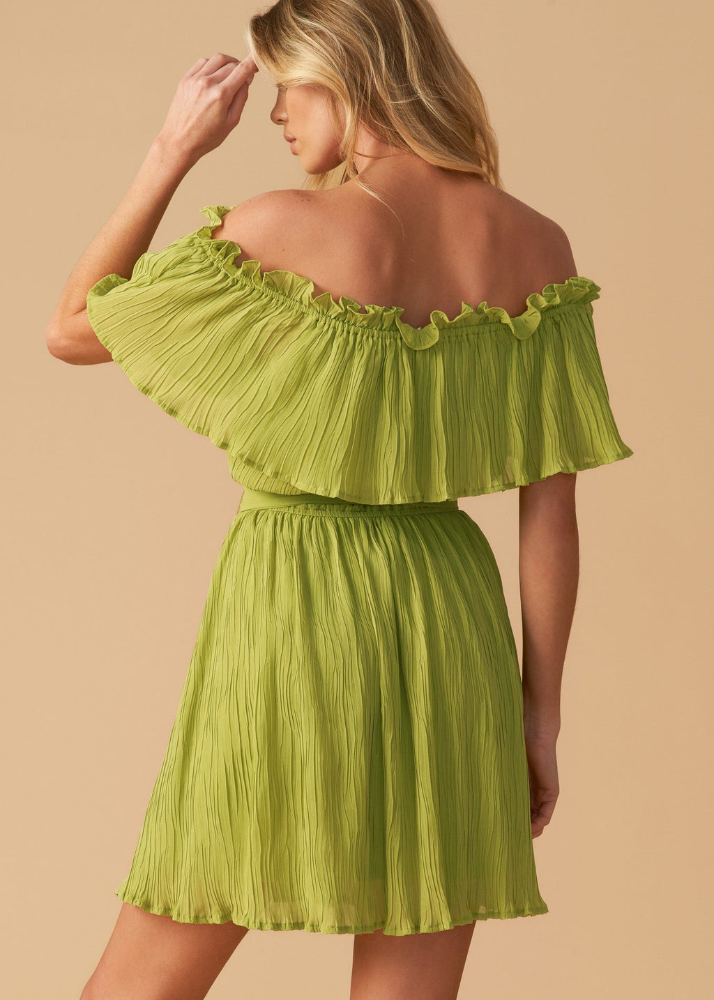 JUST ONE MORE WOVEN MINI DRESS