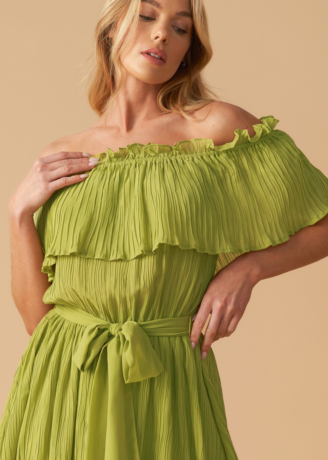 JUST ONE MORE WOVEN MINI DRESS