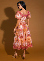 THE SIENNA GARDEN MIDI DRESS