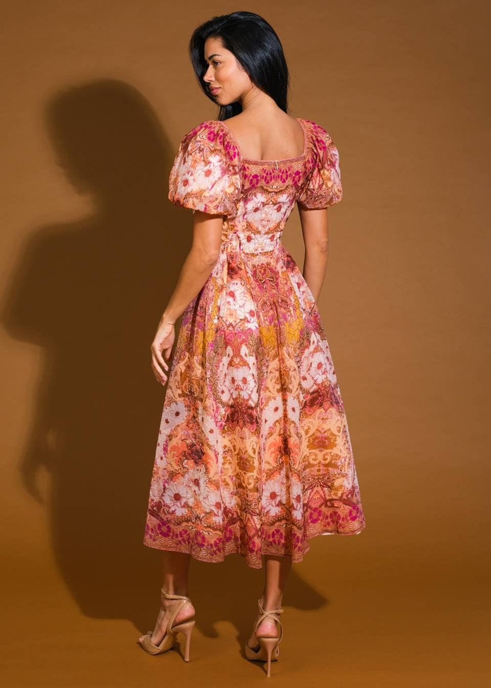 THE SIENNA GARDEN MIDI DRESS