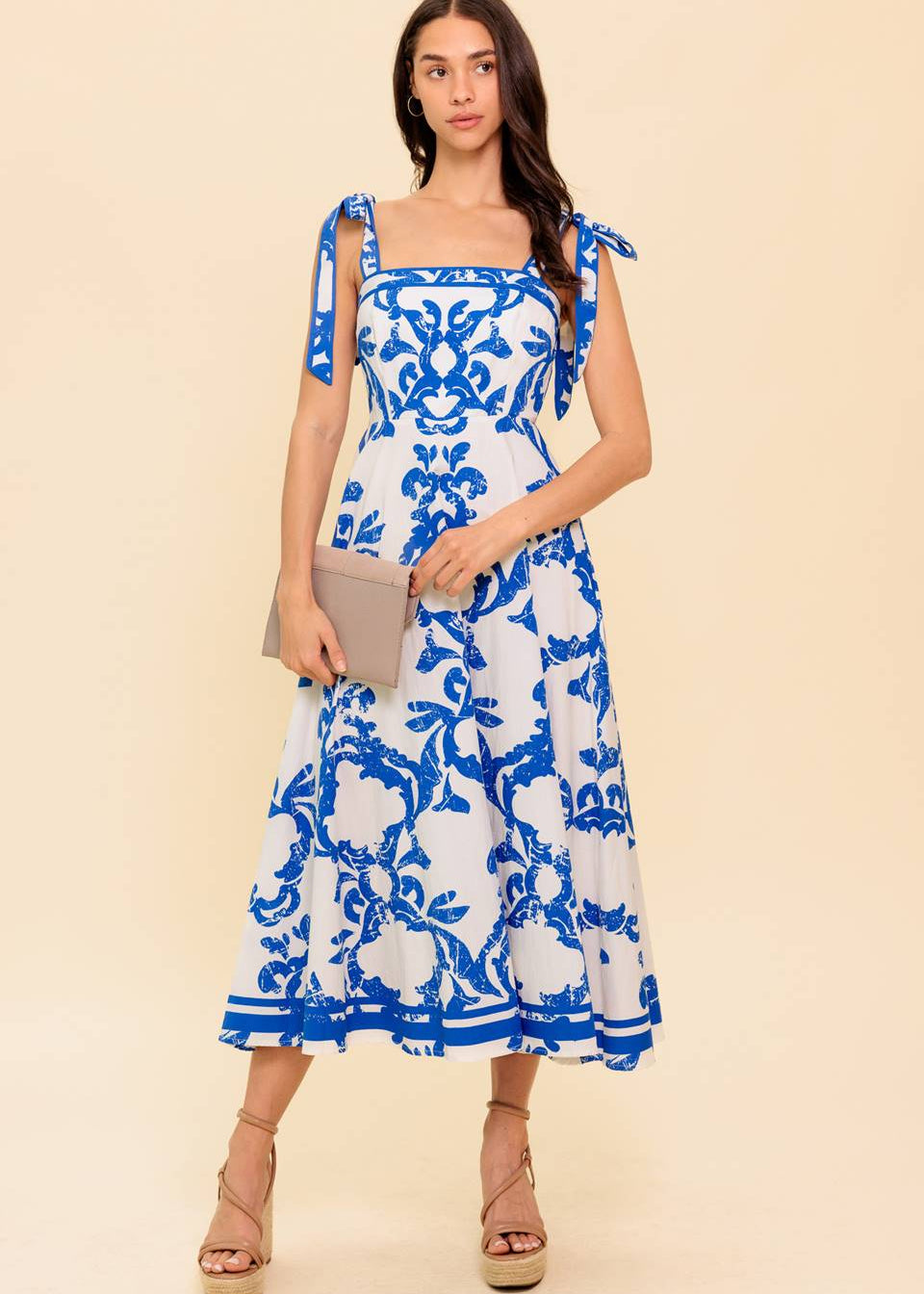 VERONA TIDES MIDI DRESS