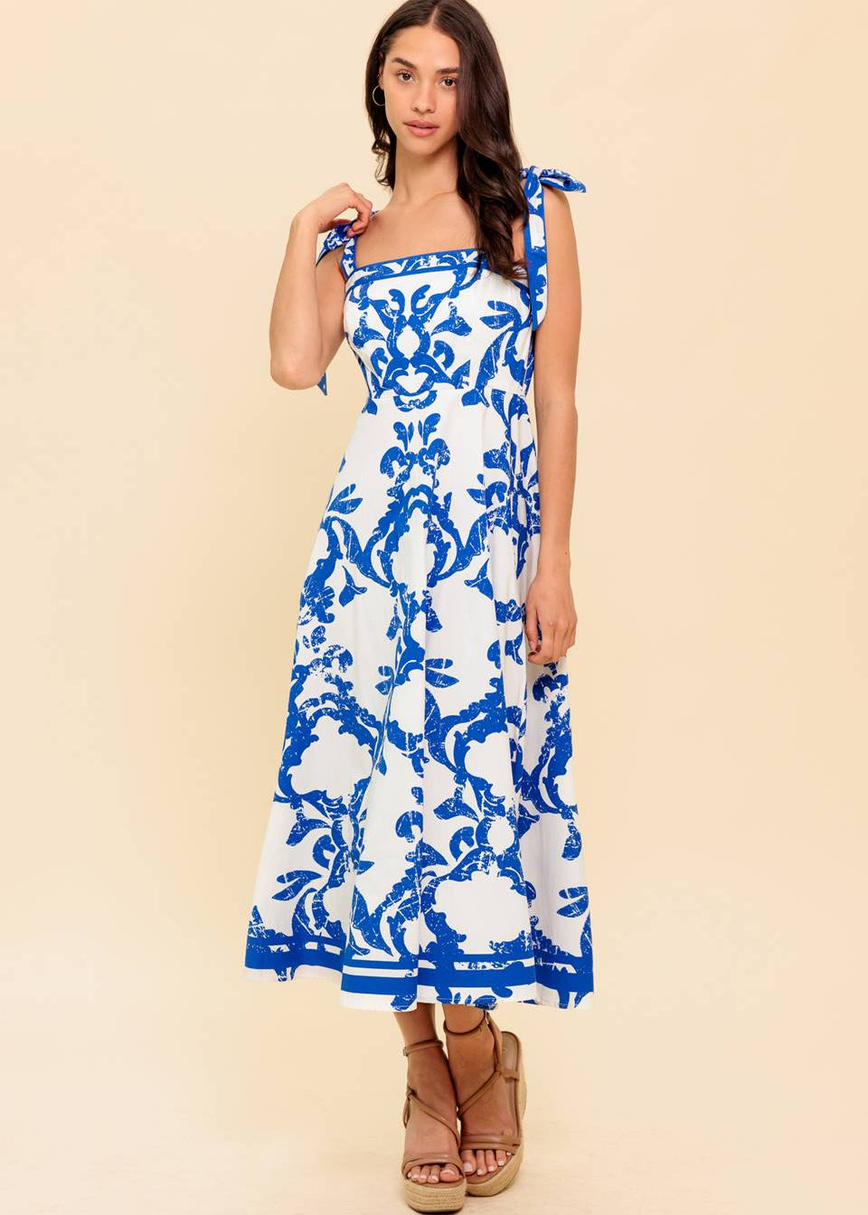 VERONA TIDES MIDI DRESS