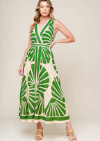 THE PALM HAVEN MIDI DRESS