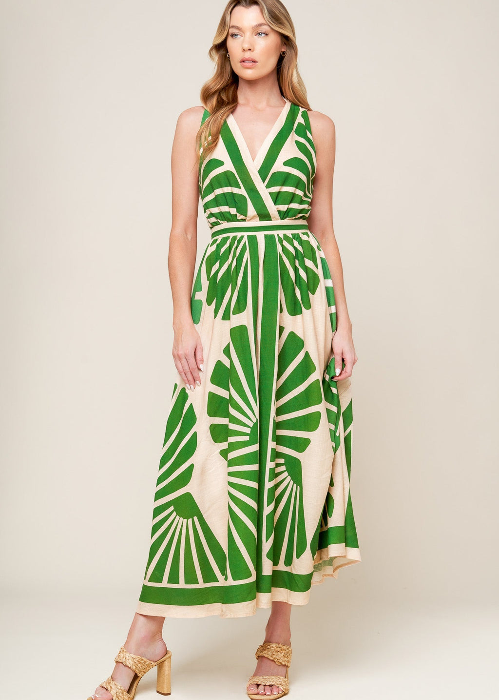 THE PALM HAVEN MIDI DRESS