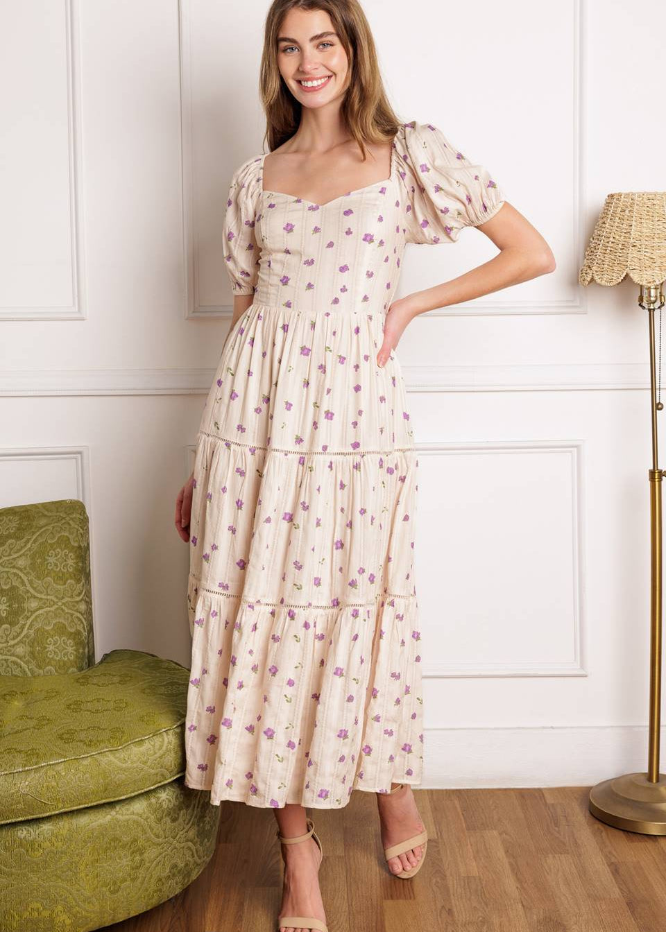 THE MEADOW BLOOM MIDI DRESS