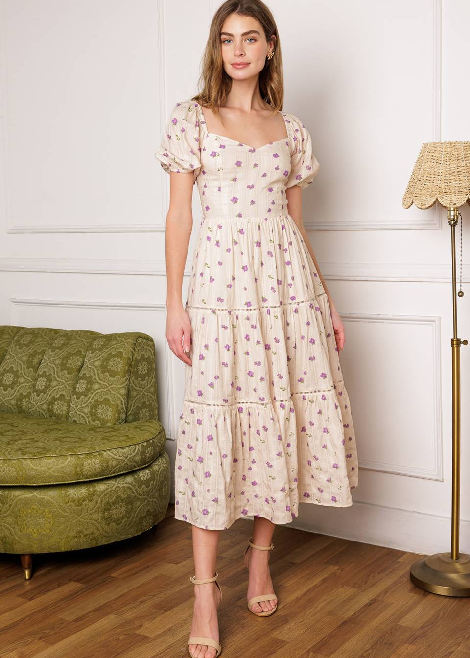 THE MEADOW BLOOM MIDI DRESS
