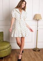 BRIGHTER DAYS WOVEN MINI DRESS