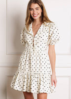 BRIGHTER DAYS WOVEN MINI DRESS