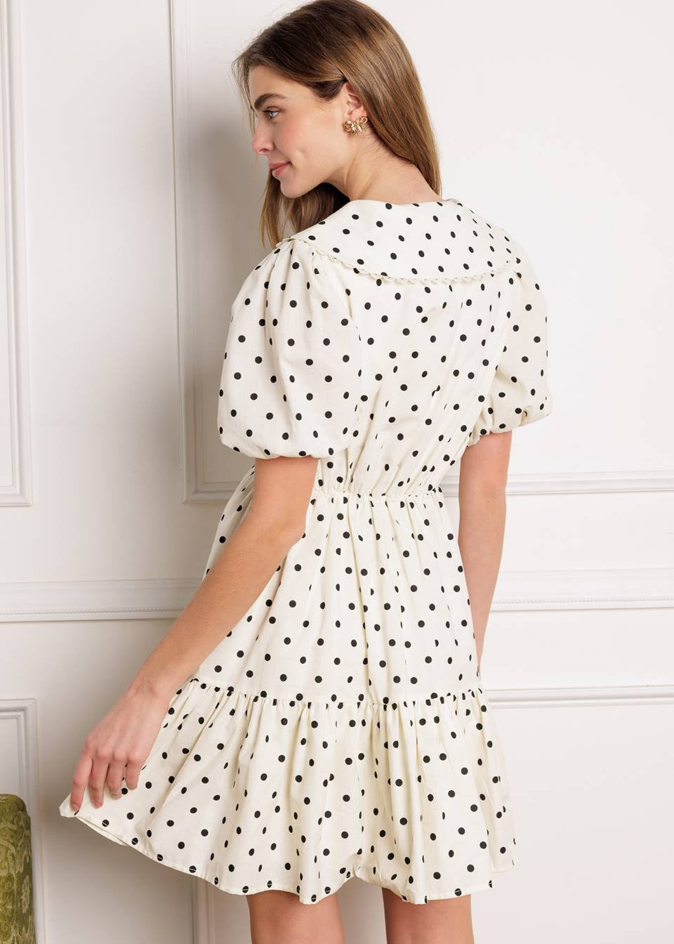 BRIGHTER DAYS WOVEN MINI DRESS