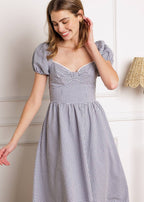 THE WILLOW GINGHAM MIDI DRESS