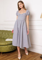 THE WILLOW GINGHAM MIDI DRESS