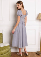 THE WILLOW GINGHAM MIDI DRESS