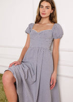 THE WILLOW GINGHAM MIDI DRESS