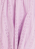 LAVENDER  EYLET MINI DRESS