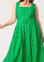THE ELOWEN LACE MIDI DRESS