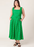 THE ELOWEN LACE MIDI DRESS