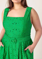 THE ELOWEN LACE MIDI DRESS