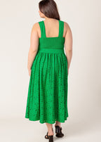 THE ELOWEN LACE MIDI DRESS