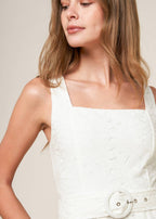 THE ELOWEN LACE MIDI DRESS