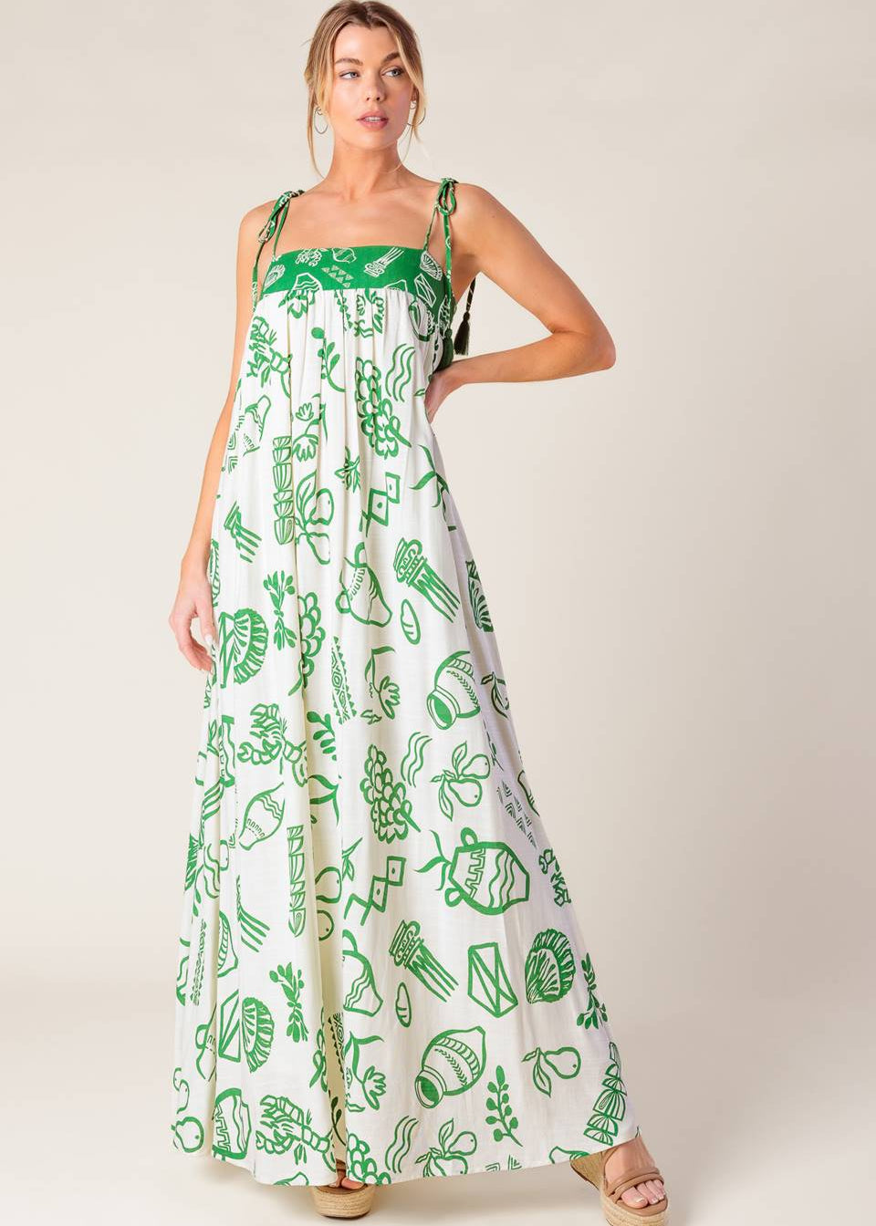 VERDE SOL MAXI DRESS