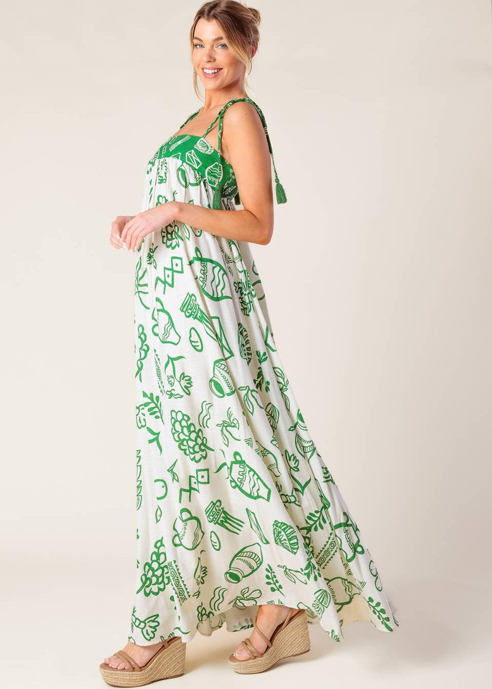 VERDE SOL MAXI DRESS