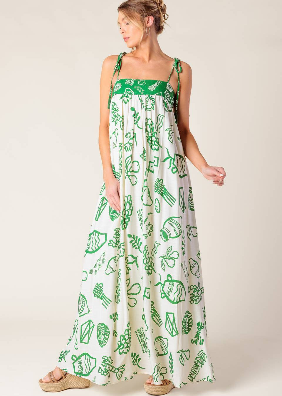 VERDE SOL MAXI DRESS