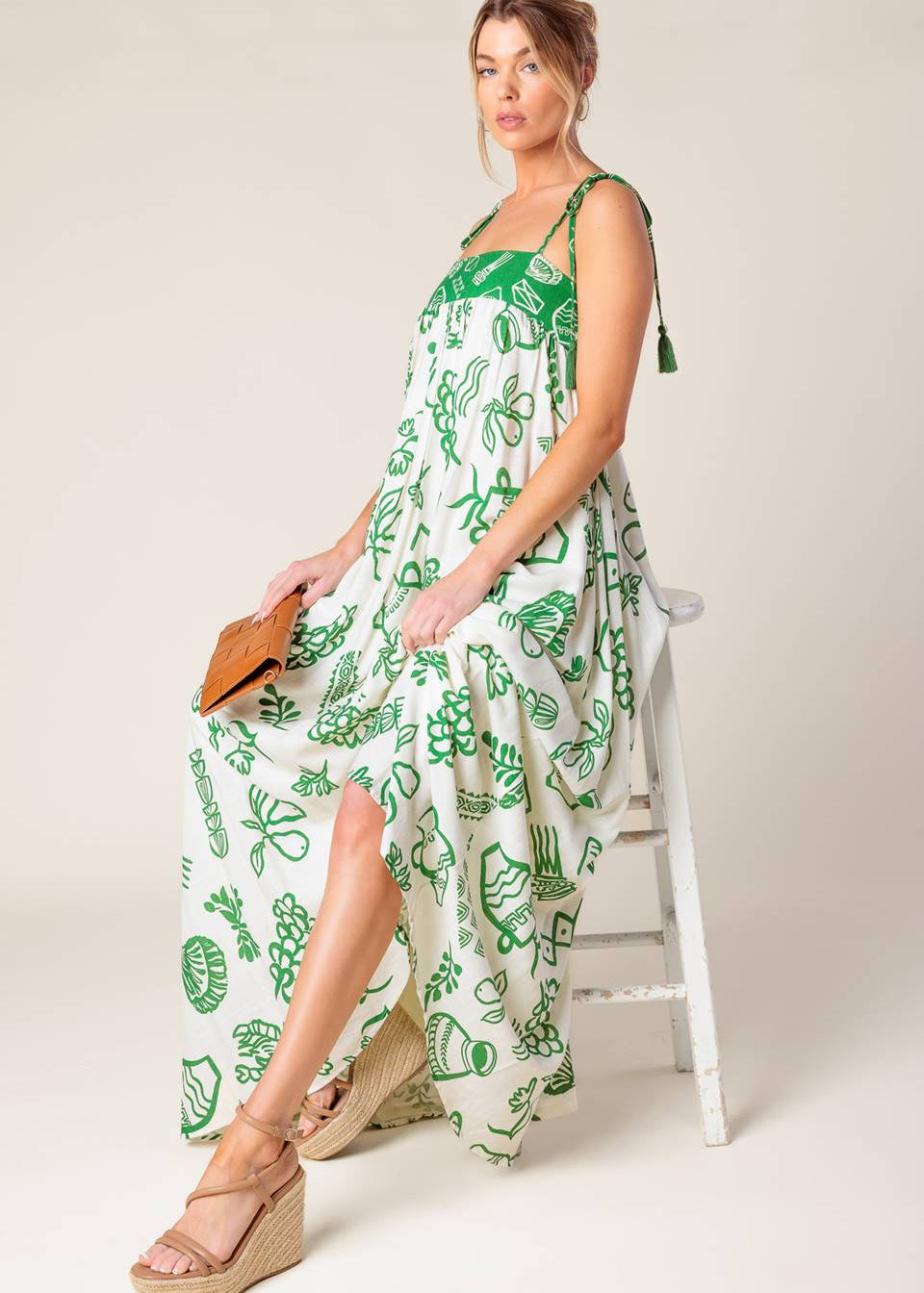 VERDE SOL MAXI DRESS
