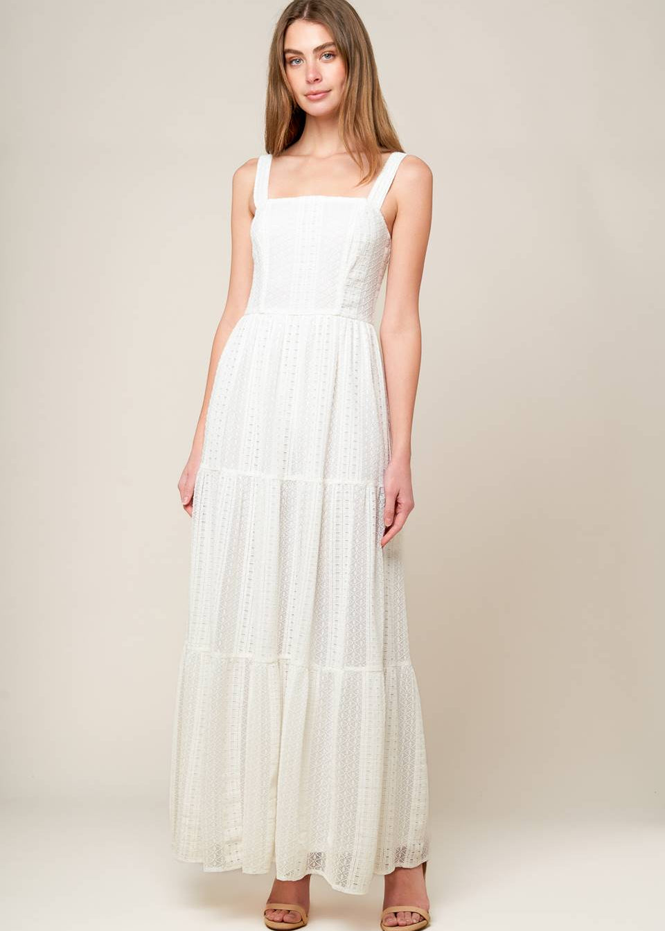 ELOWEN LACE MAXI DRESS Main image