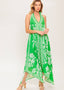EMERALD ESCAPE MIDI DRESS