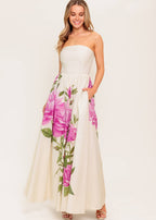 ROSE GARDEN RIVERIE MAXI DRESS