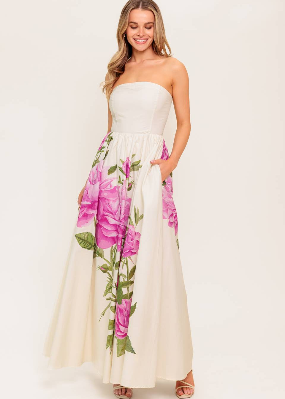 ROSE GARDEN RIVERIE MAXI DRESS