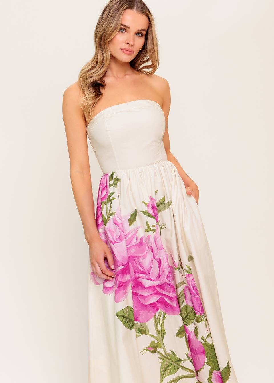 ROSE GARDEN RIVERIE MAXI DRESS